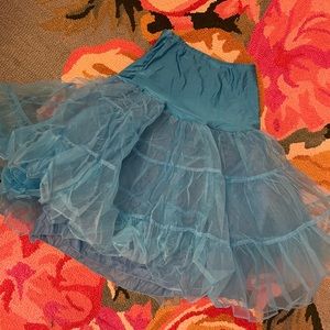 Fluffy Blue Petticoat Tutu